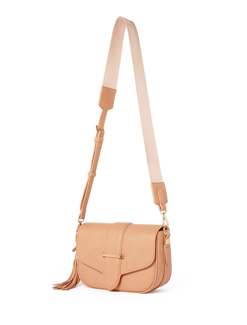 Thea Tassel Saddle Bag - Signature