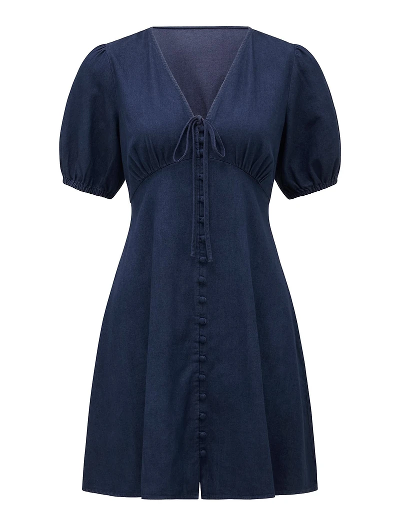 Darcie Denim Ruched Bodice