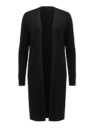 Daphne Long Line Ribbed Cardigan