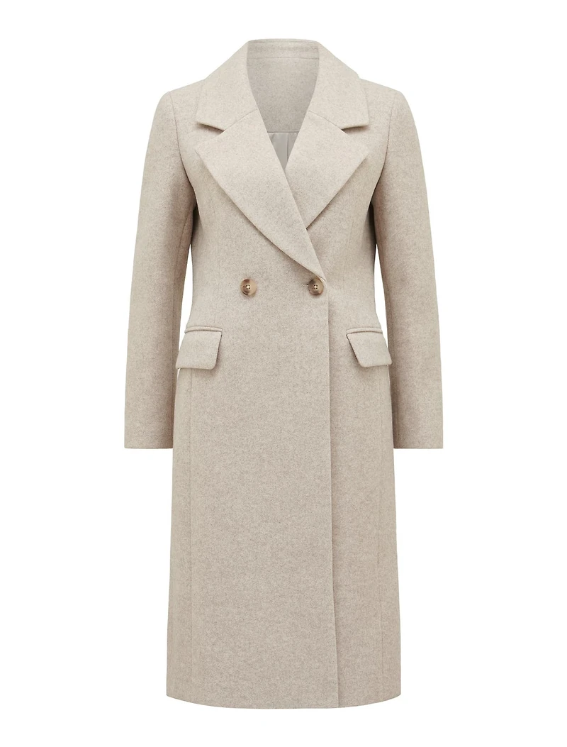 Claudia Petite Double-Breasted Coat