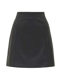 Eleni Vegan Leather Mini Skirt