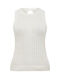 Bailee Crochet Racer Top