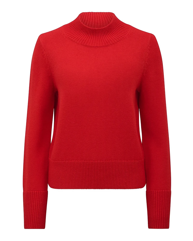Poppy Stand Neck Sweater
