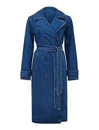 Daria Denim Trench