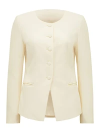 Goldie High-Neck Blazer