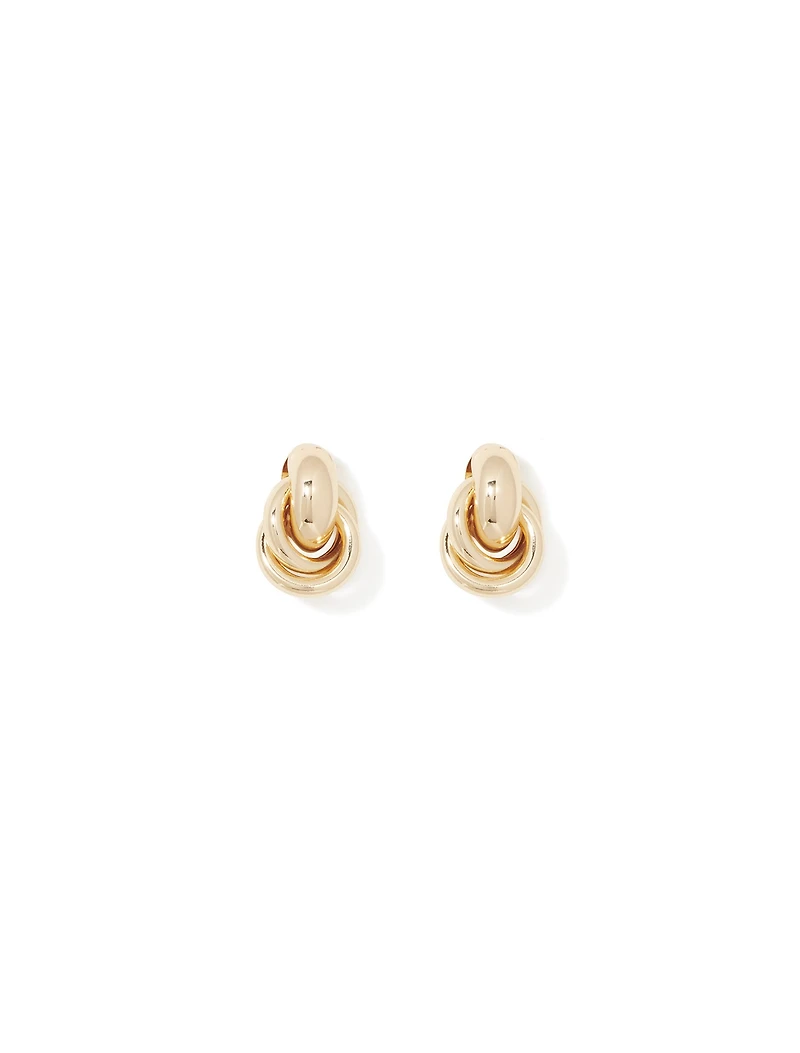 Samuel Small Hoop Stud Earrings