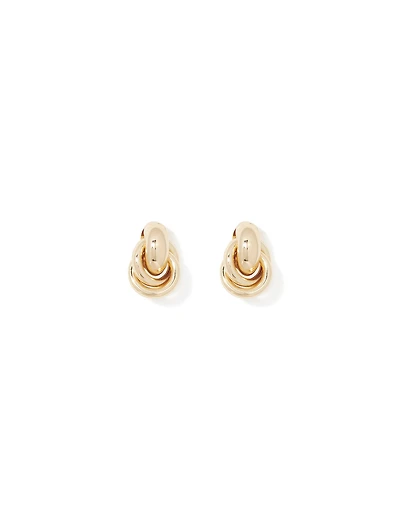 Samuel Small Hoop Stud Earrings