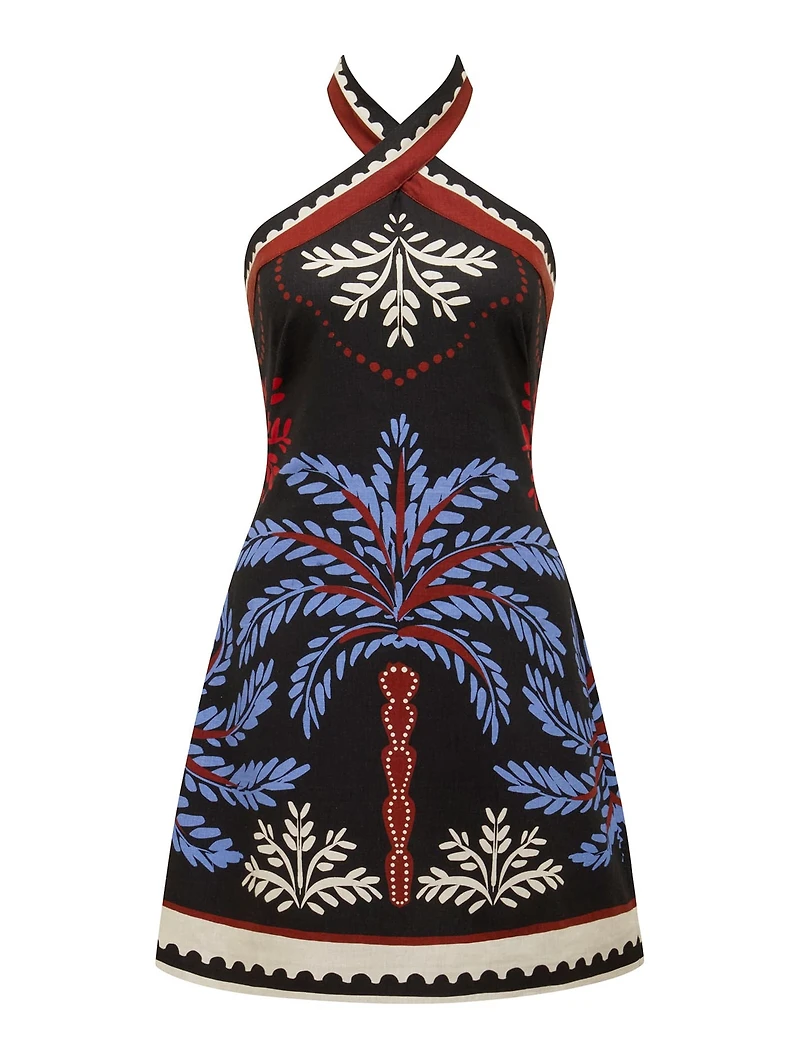 Adara Halter Neck Mini Dress