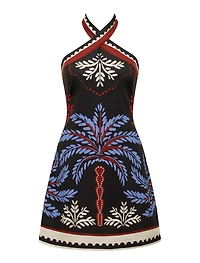 Adara Halter Neck Mini Dress