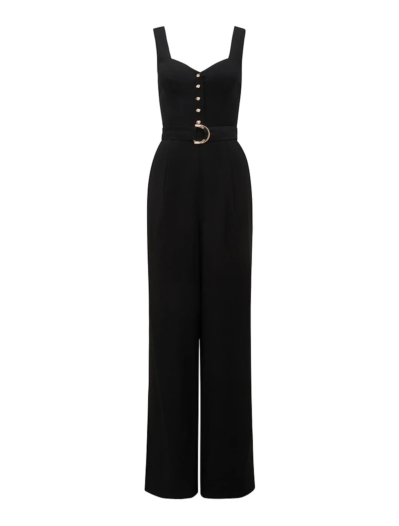 Maja Belted Wide Leg Jumpsuit