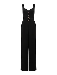 Maja Belted Wide Leg Jumpsuit