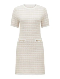 Paloma Check Mini Dress