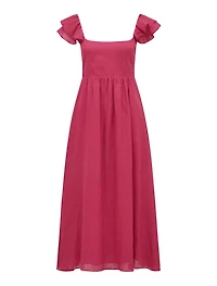 Darla Petite Flutter Sleeve Midi