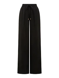 Emma Cupro Wide Leg Pant