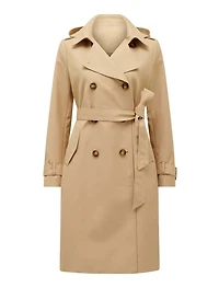 Maggie Petite Water Resistant Trench