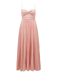 Chloe Petite Pleated Midi Dress