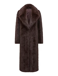 Hunter Maxi Faux Fur Coat