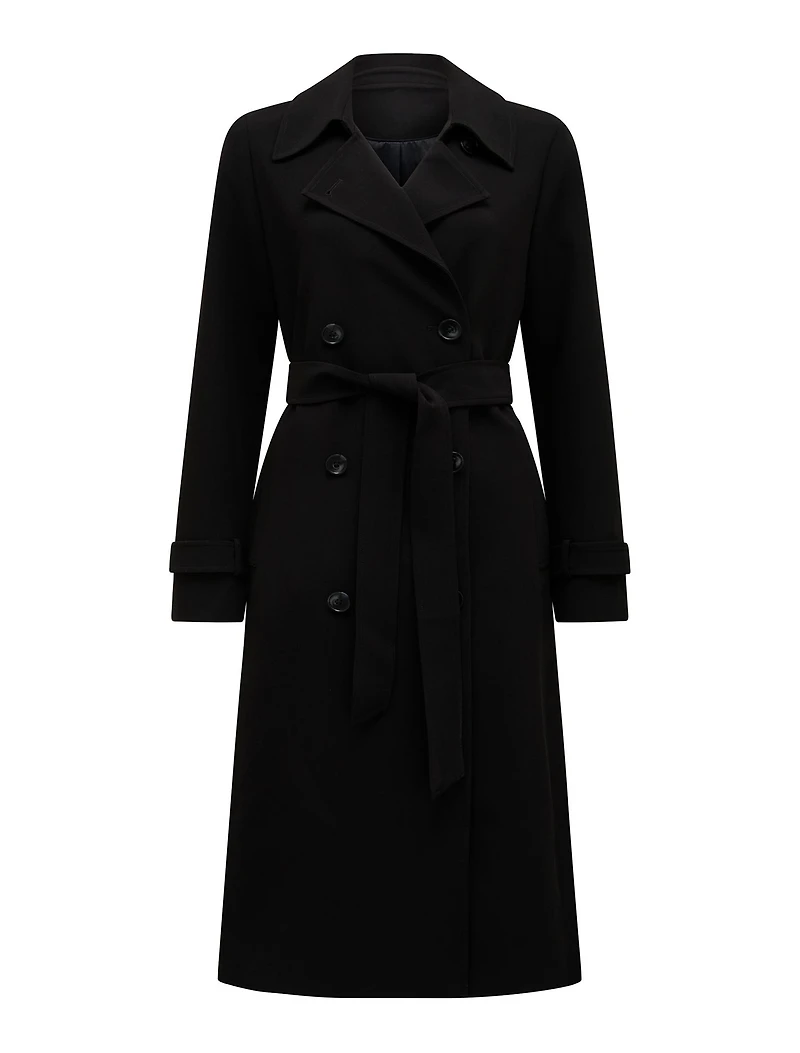 Leanne Crepe Trench Coat
