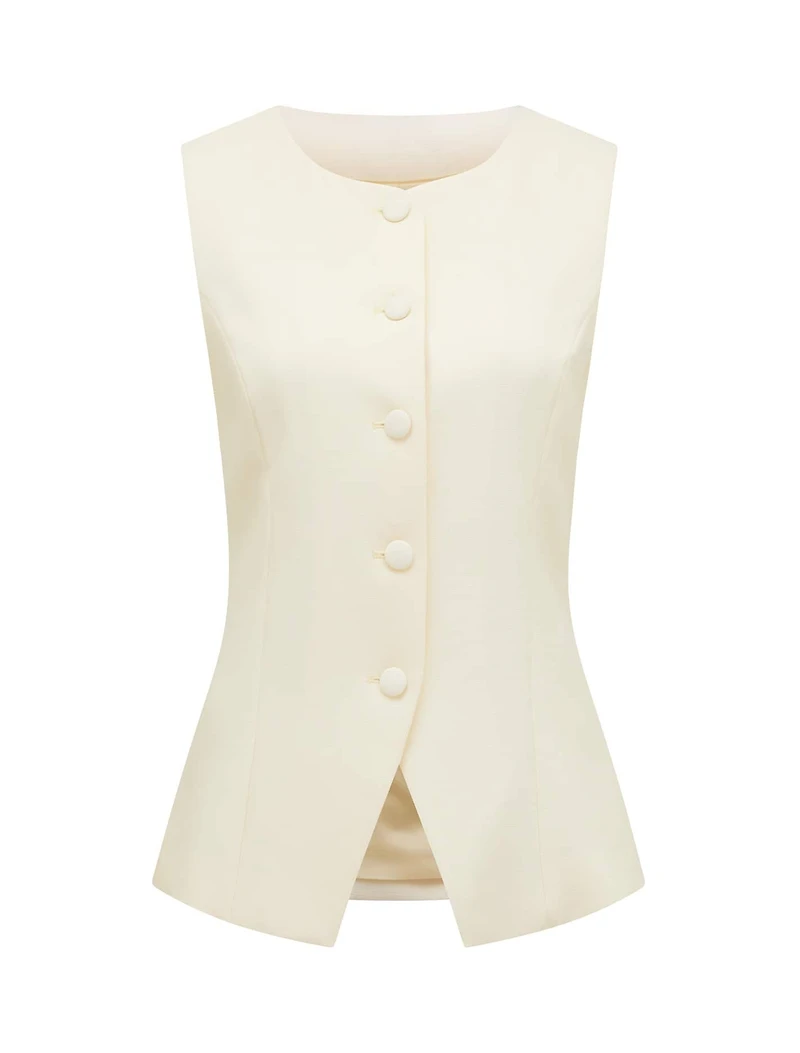 Toni High Neck Waistcoat
