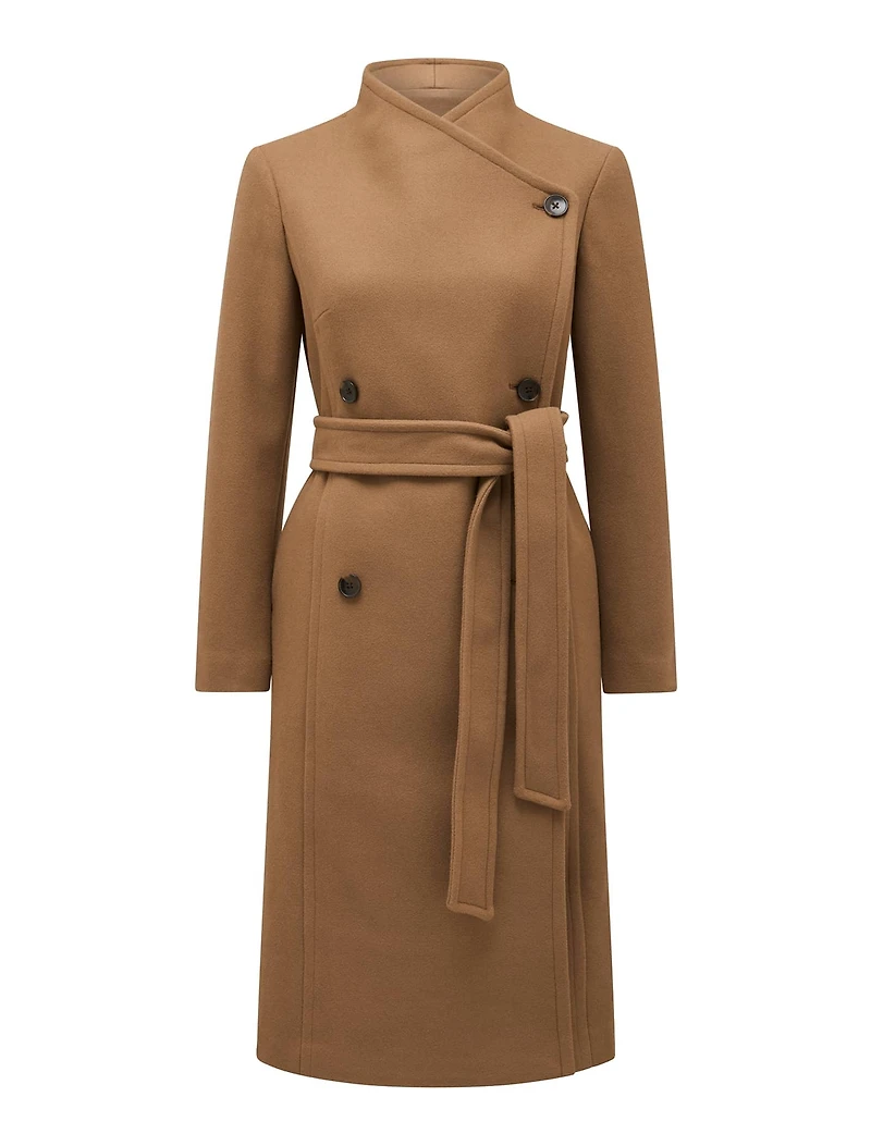 Ari Petite Funnel Neck Coat