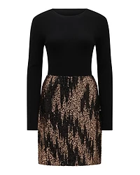Kylie Sequin Knit Dress