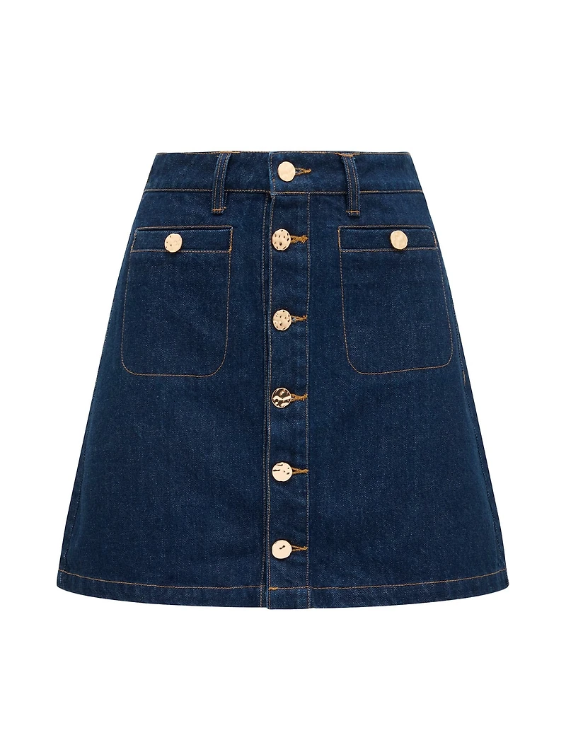 Ashley Denim Mini Skirt