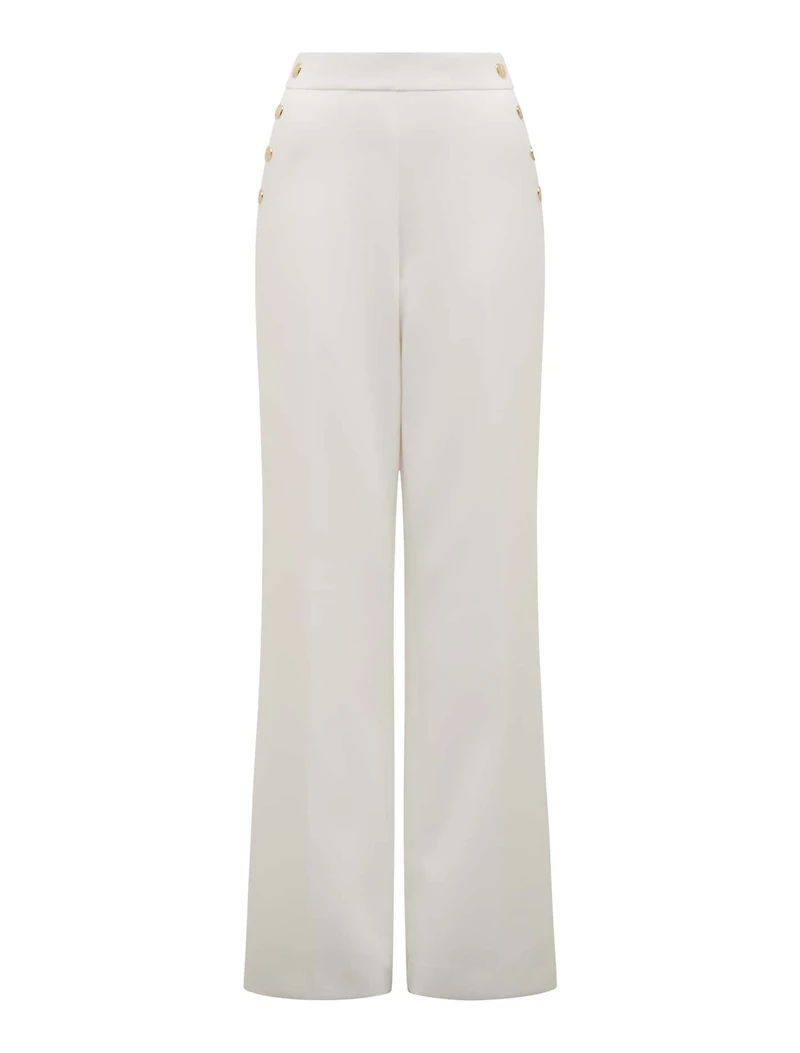 Kehlani Button Wide Leg Pant