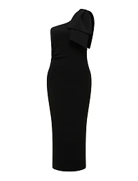 Jade Bow Bodycon Midi Dress