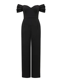 Lea Petite Off-Shoulder Jumpsuit