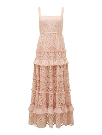 Aurelia Broderie Maxi Dress
