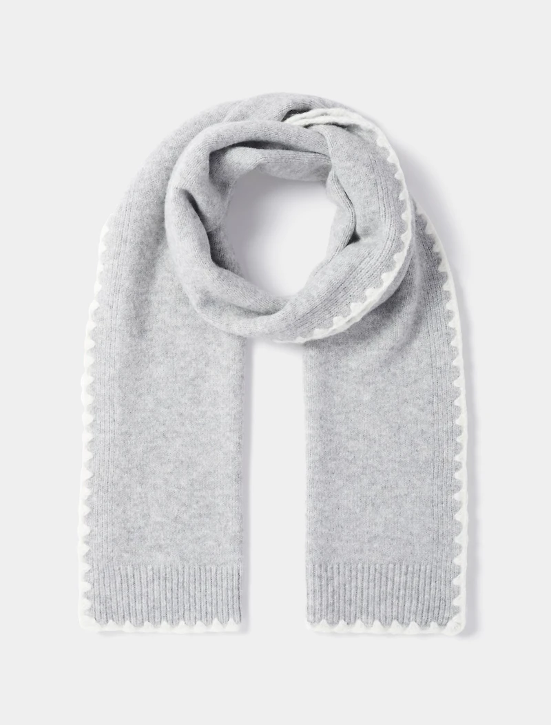 Tatum Stitch Detail Scarf