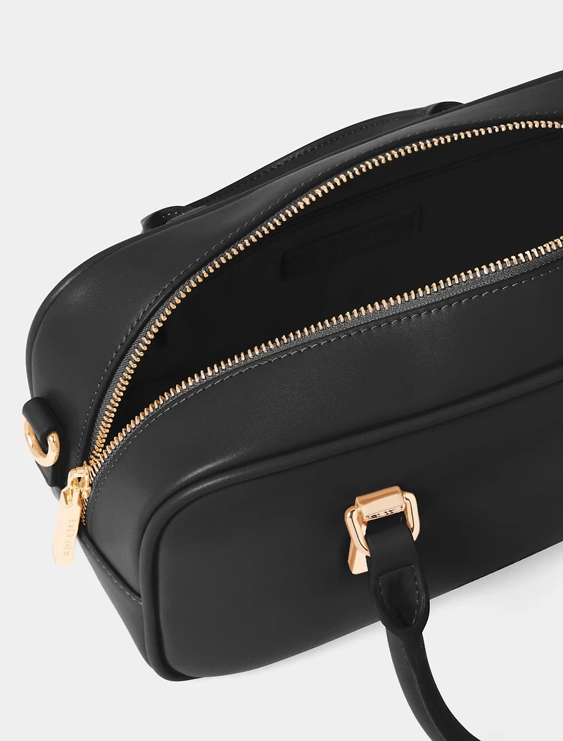 Signature Terri Metal Trim Barrel Bag