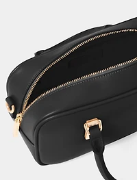 Signature Terri Metal Trim Barrel Bag
