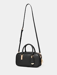 Signature Terri Metal Trim Barrel Bag