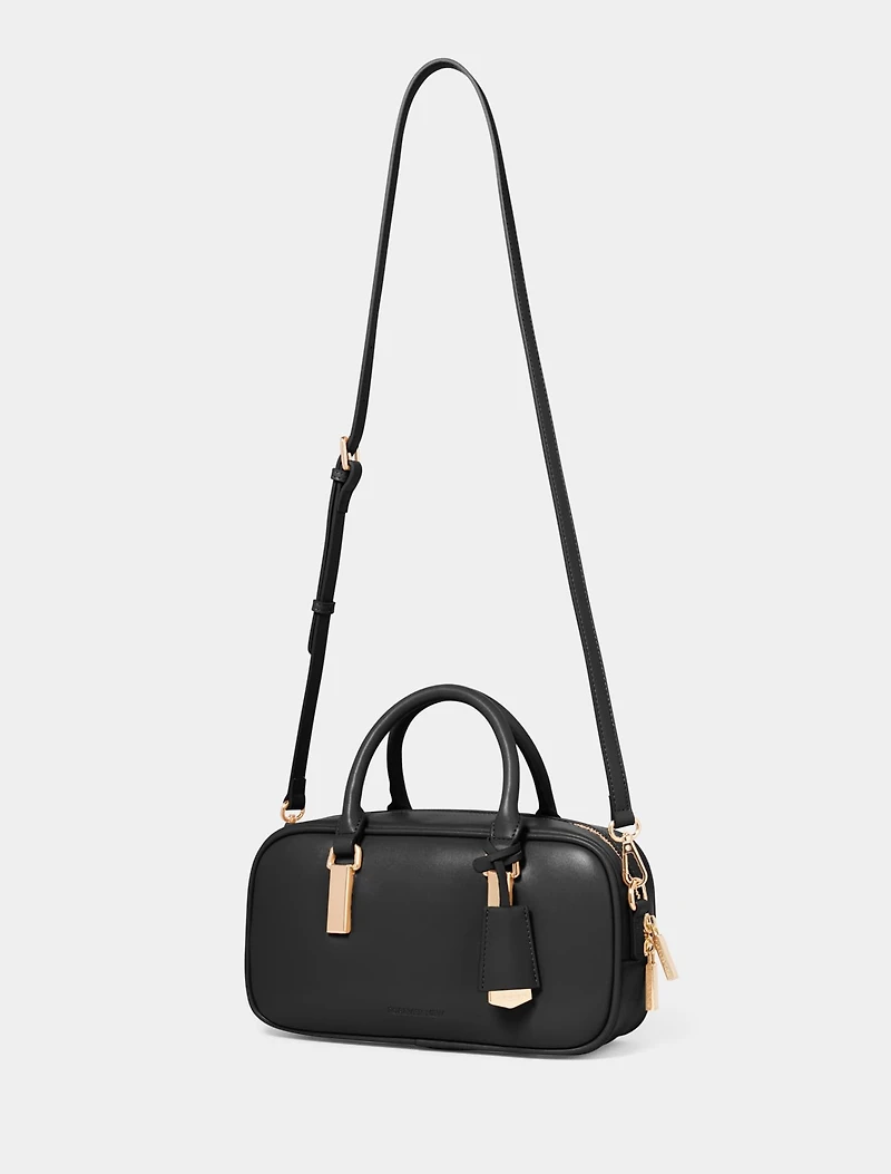 Signature Terri Metal Trim Barrel Bag