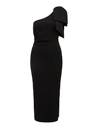 Jade Petite Bow Bodycon Midi Dress