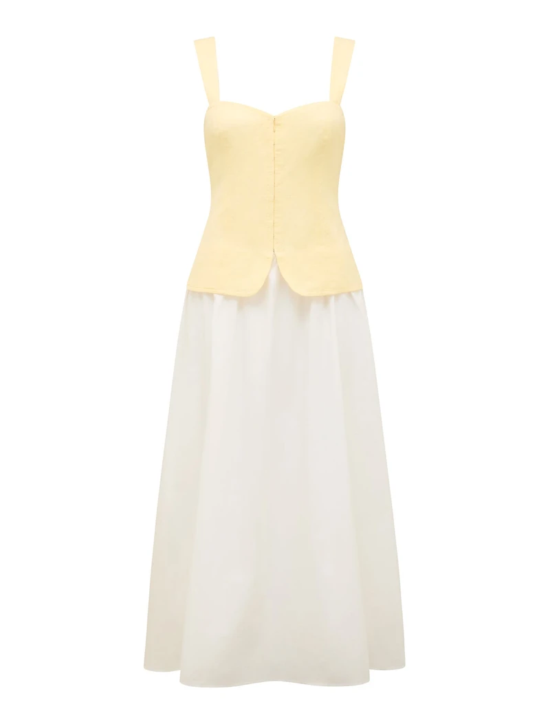Carly Two-in-One Midi Dress