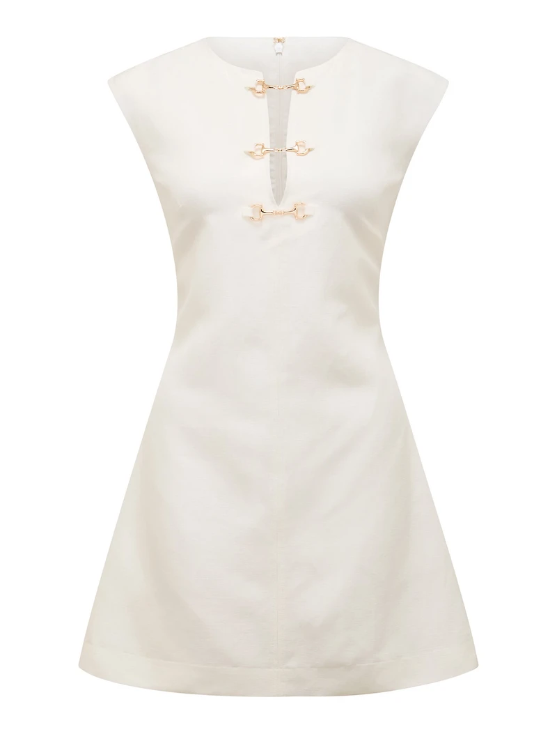Clover Snaffle Detail Mini Dress