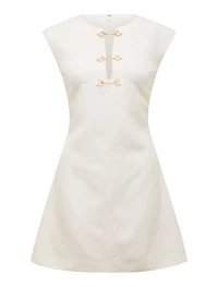 Clover Snaffle Detail Mini Dress