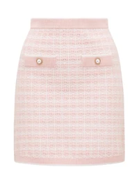 Louise Bouclé Knit Skirt