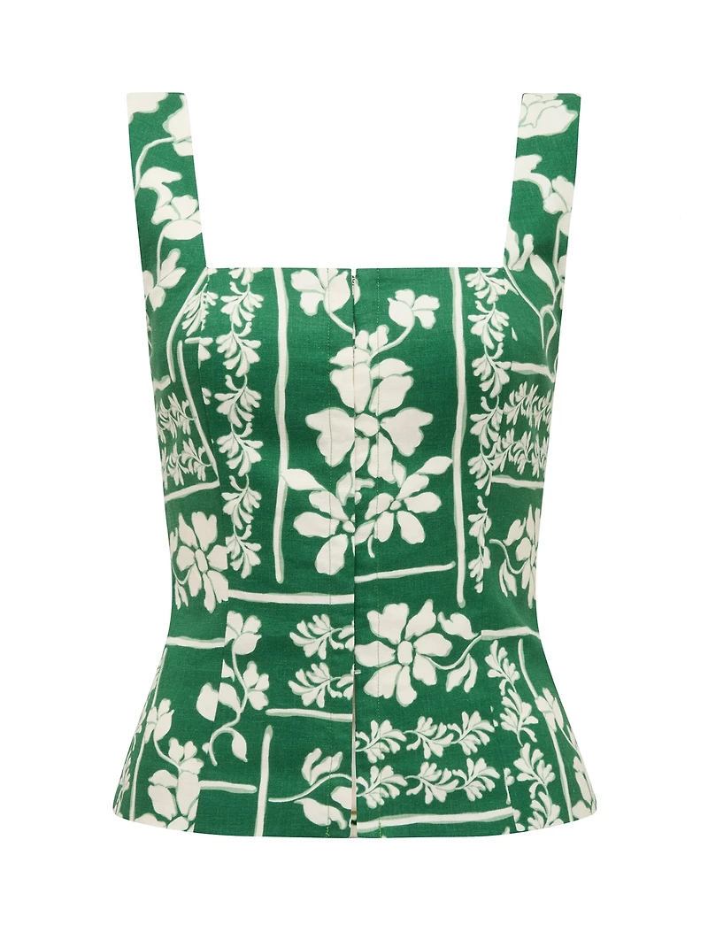 Miley Square-Neck Waistcoat