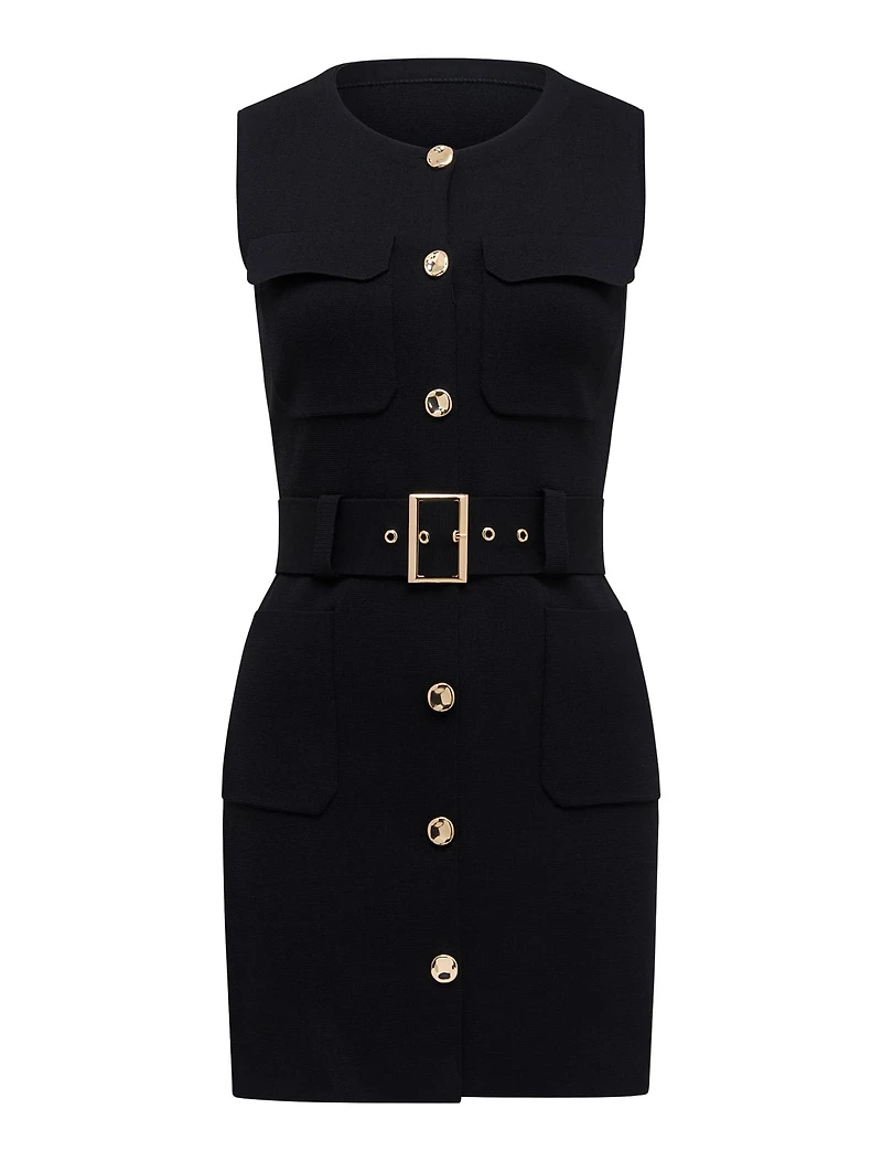 Parker Petite Luxe Utility Mini Dress