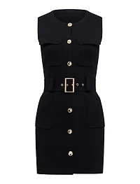 Parker Petite Luxe Utility Mini Dress