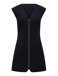 Hannah Zip Front Mini Dress