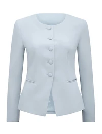 Grace Petite High Neck Blazer
