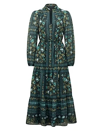 Tara Printed Midi Dress