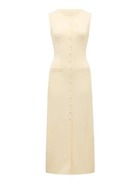 Delilah Pearl Detail Knit Dress