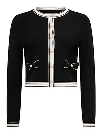 Cece Bow Detail Cardigan