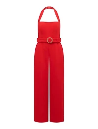 Remmie Petite Halter Jumpsuit