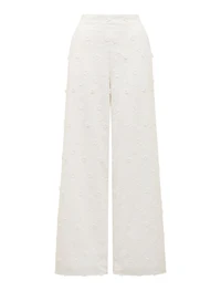 Daisy Broderie Wide Leg Pant